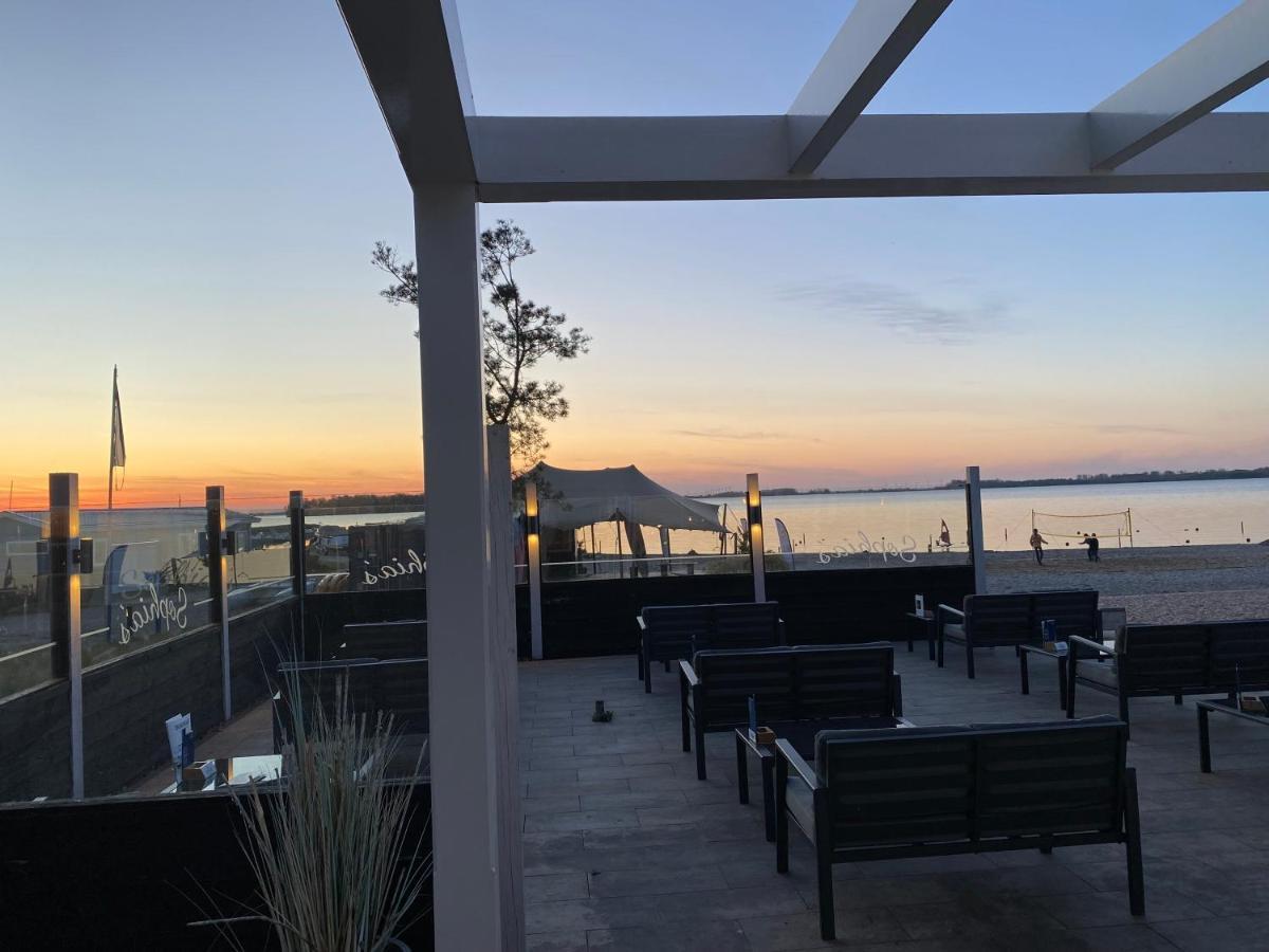 Green Villa In Bester Lage - Dachterrasse Mit Meerblick - Grosser Eingezaeunter Garten - Kinderfreundlich - Hunde Inklusive - 4 Sterne Resort - Direkt Am Strand - Pool Inklusive Hulshorst Esterno foto