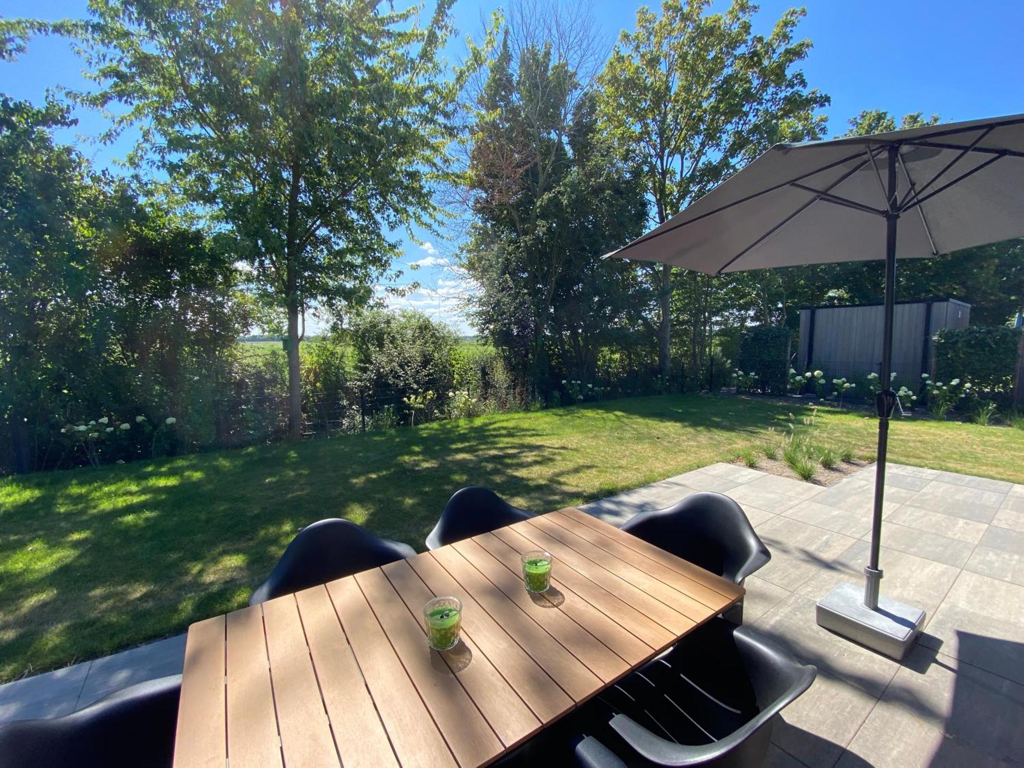 Green Villa In Bester Lage - Dachterrasse Mit Meerblick - Grosser Eingezaeunter Garten - Kinderfreundlich - Hunde Inklusive - 4 Sterne Resort - Direkt Am Strand - Pool Inklusive Hulshorst Esterno foto